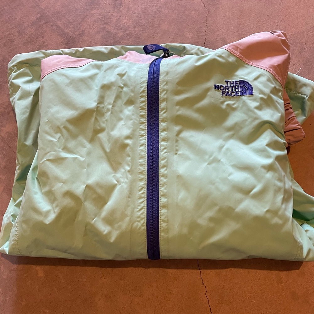 girls north face rain coat